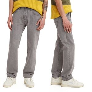 LEVIS 501 '93 Straight Leg Men's Denim Jeans Grey 31 x 30 Button Fly